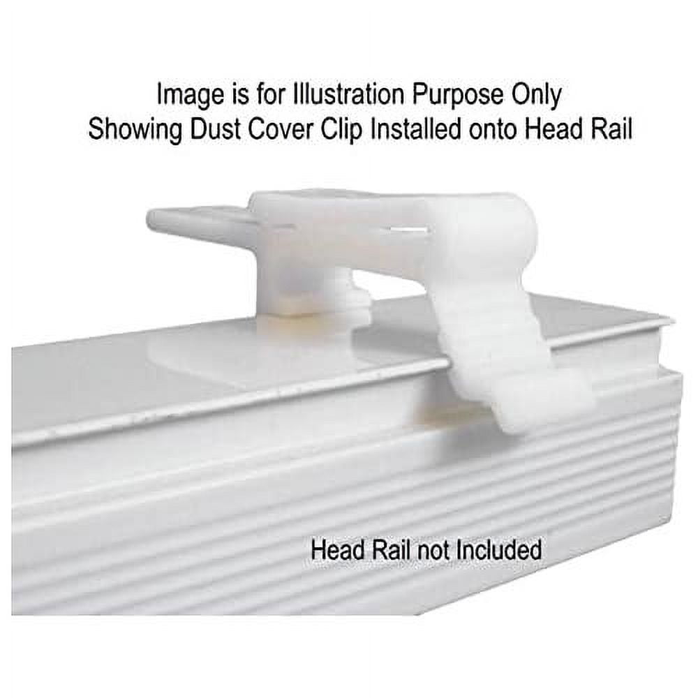 vertical blind dust cover valance clip holder bracket plastic clips