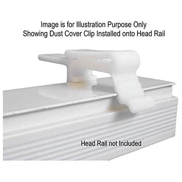 vertical blind dust cover valance clip holder bracket plastic clips