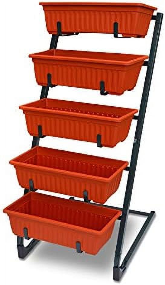 vertical raised garden bed freestanding elevated planter box for