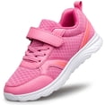 thumbnail image 1 of vibdiv Boys Girls Running Shoes Athletic Breathable Sports Gym Walking Sneakers for Toddler/Little Kid/Big Kid Pink Size 13, 1 of 5