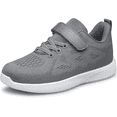 thumbnail image 1 of vibdiv Boys Girls Shoes Kids Sneakers Breathable Athletic Running Tennis Shoes Grey Toddler Size 7, 1 of 6