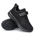 thumbnail image 1 of vibdiv Boys Girls Shoes Running Sneakers Breathable Lightweight Tennis Athletic Walking School Kids Shoes All Black Big Kid Size 3, 1 of 5