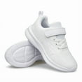 thumbnail image 1 of vibdiv Boys Girls Sneakers Cheerleading Shoes Lightweight Competition Youth Cheer Shoes Sports Athletic Running Kids Shoes All White Big Kid Size 4, 1 of 4