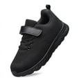 thumbnail image 1 of vibdiv Boys Girls Sneakers Kids Shoes Breathable Running Lightweight Tennis Athletic Shoes All Black Little Kid Size 11, 1 of 6