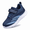 thumbnail image 1 of vibdiv Boys Girls Sneakers Kids Walking Lightweight Breathable Mesh Sports Running Tennis Shoes Navy Blue Toddler Size 6, 1 of 6