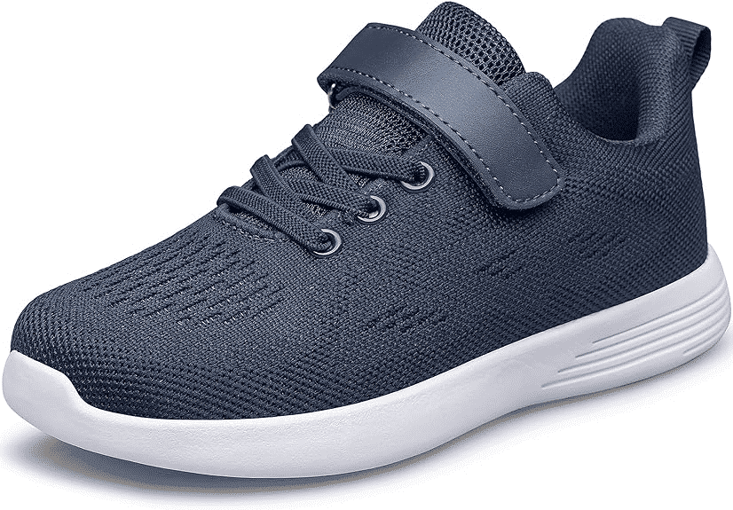 Boys Girls Sports Shoes Lightweight Tennis Running Walking Gym Fashion Shoes Navy Blue Toddler Size 10