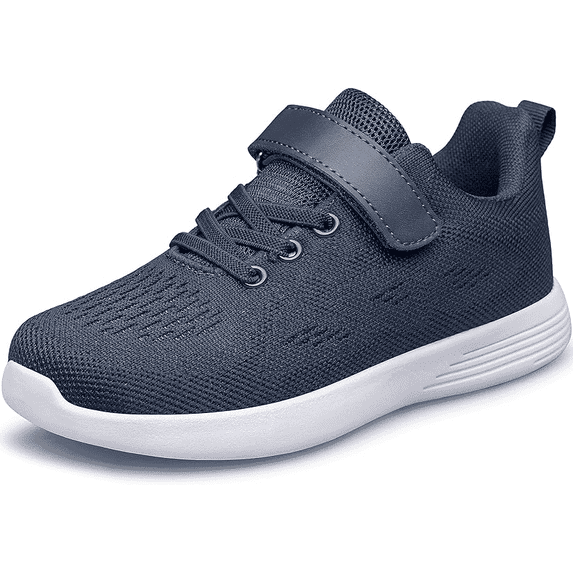 vibdiv Boys Girls Sports Shoes Lightweight Tennis Running Walking Gym Fashion Shoes Navy Blue Toddler Size 6