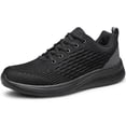 thumbnail image 1 of vibdiv Men's Slip on Shoes Casual Lightweight Breathable Running Tennis Athletic Sneakers All Black Size 11, 1 of 8