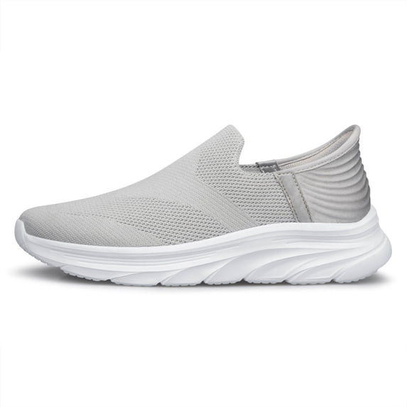 vibdiv Mens Slip on Hands Free Lightweight Walking Shoes Breathable Running Shoes Comfort Workout Tennis Sneakers zapatos de hombre Taupe Size 11