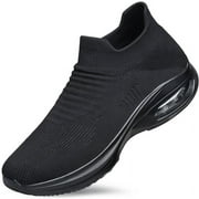 vibdiv Mens Walking Shoes Non Slip Running Shoes Breathable Workout Shoes Lightweight Breathable Casual Work Sports Gym