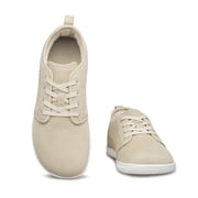 Women Wide Toe Box Walking Shoes Zero Drop Breathable Comfort Non Slip Running Sneaker Beige Size 10
