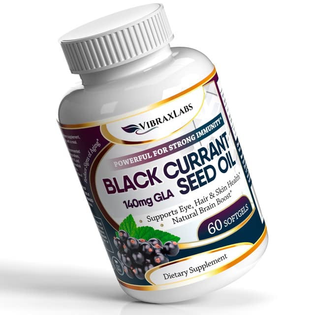 vibraxlabs Black Currant Oil 1000mg Hexane Free â€“ Natural Anti