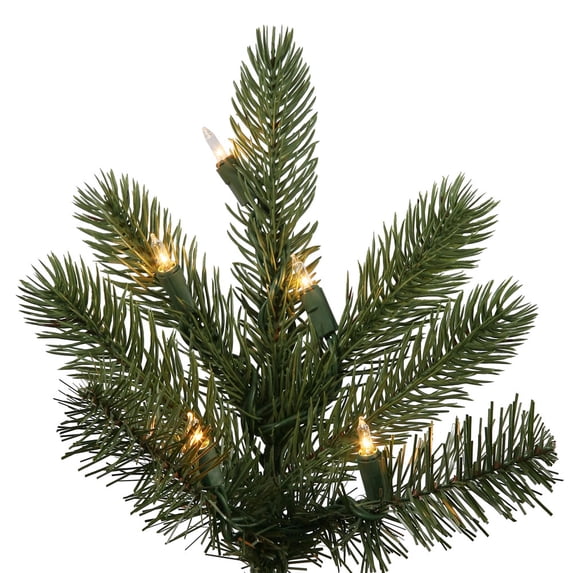 vickerman 308547 - 12' x 62" kennedy slim fir tree with 1,600 clear lights christmas tree (a138091)