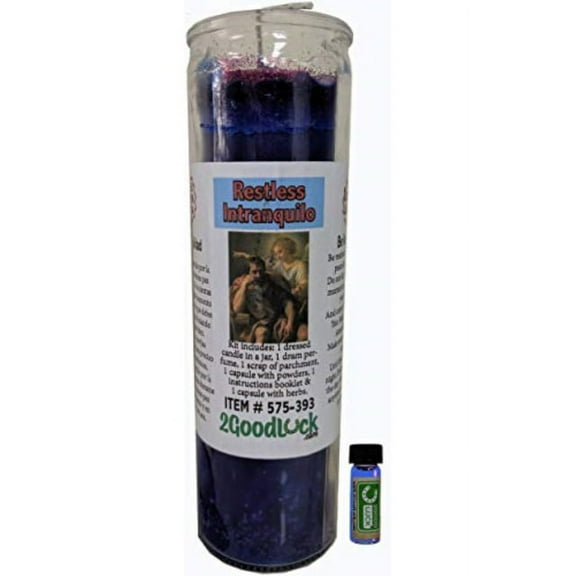 victoria rey intranquil spirit candle kit - veladora kit espiritu intranquilo