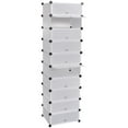 thumbnail image 1 of vidaXL 10 Compartments Shoe Organizer Storage Rack Display Stand Shelf 2 Colors, 1 of 10