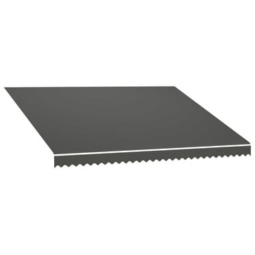 vidaXL 14.8' x 9.8' Anthracite Awning Cover, UV Resistant and Weatherproof