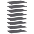 thumbnail image 1 of vidaXL 15.7 in x 23.6" Stainless Steel Floating Shelves 8 Count, 1 of 4