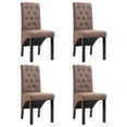 thumbnail image 1 of vidaXL 2/4/6x Dining Chairs Fabric Home Kitchen Dinner Seating Multi Colors, 1 of 140