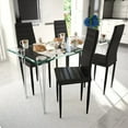 thumbnail image 1 of vidaXL 2/4/6x Dining Chairs Faux Leather Home Kitchen Dinner Seat Multi Colors, 1 of 3