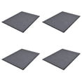 thumbnail image 1 of vidaXL 2/4x PVC Door Mats Gray Welcome Mat Rug Front Door Flooring Indoor Home, 1 of 2