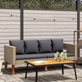thumbnail image 1 of vidaXL Garden Collection Outdoor Sofa Beige/Anthracite Weather-Resistant, 1 of 9