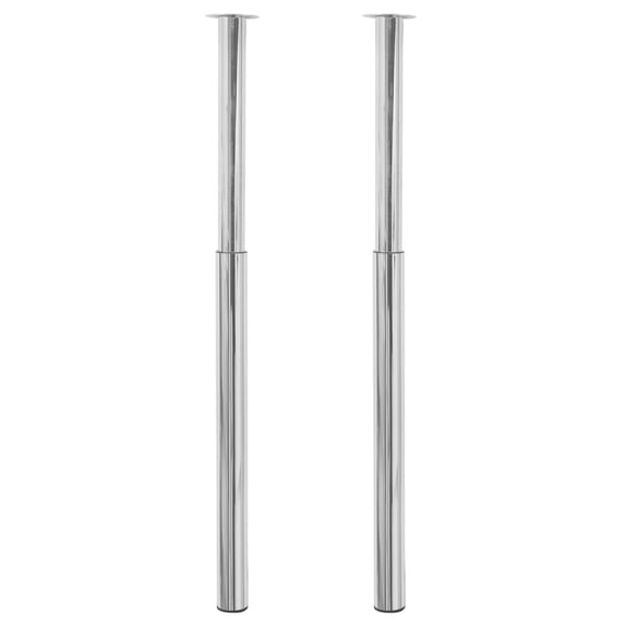 vidaXL 2 Telescopic Table Legs Furniture Accessory Spare Leg Multi Colors