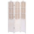 thumbnail image 1 of vidaXL 3/4/5/6-Panel Room Divider Fabric Privacy Screen Partition Gray/Brown, 1 of 3