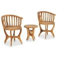 thumbnail image 1 of vidaXL 3 Piece Patio Bistro Set Solid Teak Wood, 1 of 7