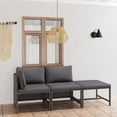 thumbnail image 1 of vidaXL Garden Lounge Set Grey, Anthracite, 1 of 6