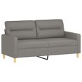 thumbnail image 1 of vidaXL 3-Seater Sofa Dark Gray 82.7" Fabric, 1 of 9