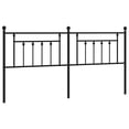 thumbnail image 1 of vidaXL 38.2 Inch Black Metal Headboard, King Farmhouse Headboard Only, Heavy-Duty Frame, 1 of 69