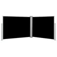 thumbnail image 1 of vidaXL 393.7" x 55.1" Black Polyester with Steel Frame Retractable Outdoor Panel Privacy Screen, 1 of 159