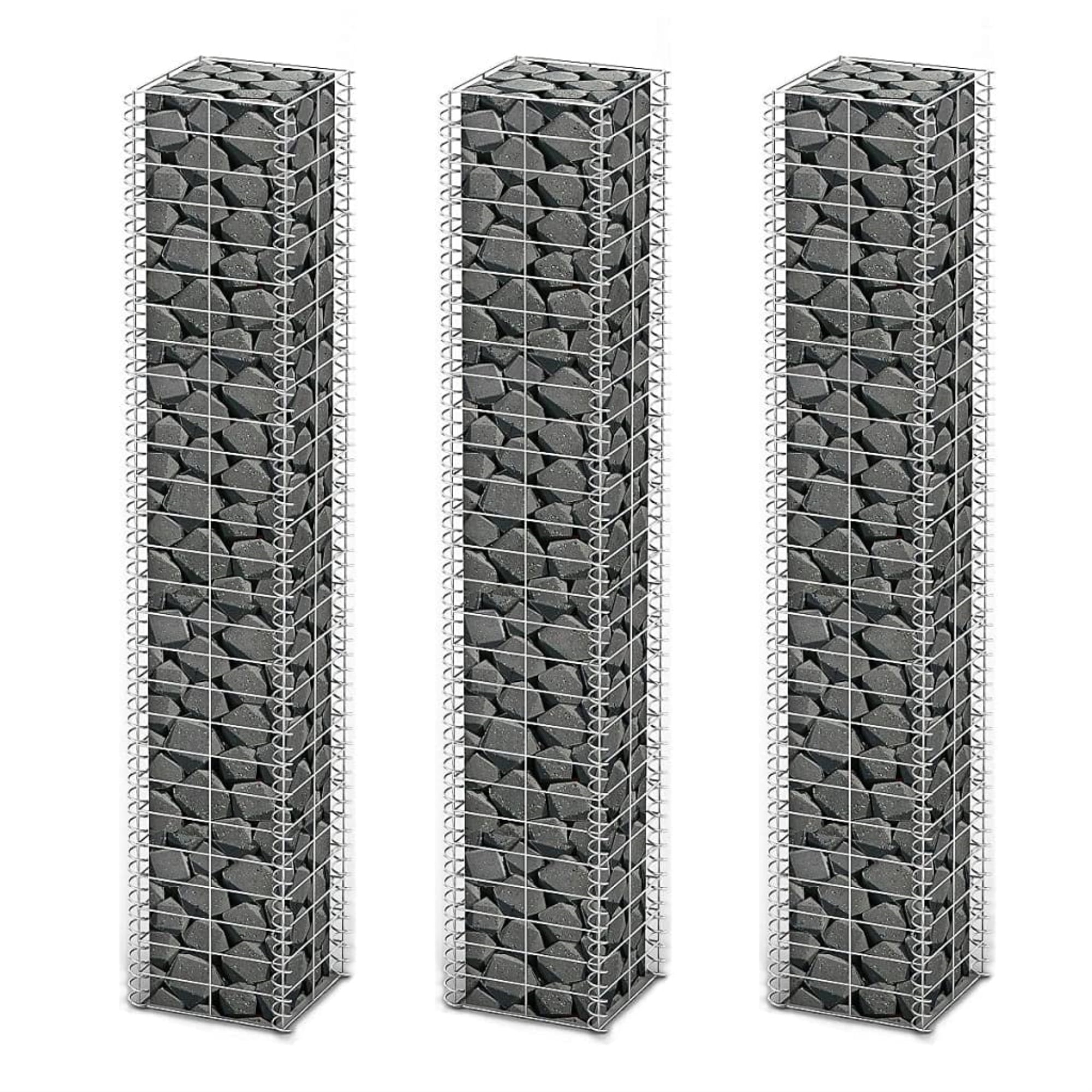 Galvanized Steel Rectangular Garden Edging Cage Set