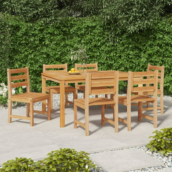 vidaXL 4/6/8x Solid Wood Pine Patio Chairs Garden Outdoor Seating Furniture