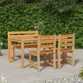 thumbnail image 1 of vidaXL 4 Piece Patio Dining Set Solid Wood Teak, 1 of 9