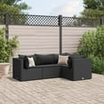 thumbnail image 1 of vidaXL 4 Piece Patio Lounge Set with Cushions Gray Poly Rattan, 1 of 196