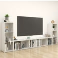 thumbnail image 1 of vidaXL 4x TV Cabinet Chipboard Plasma Cabinet TV Stand Furniture Multi Colors, 1 of 11