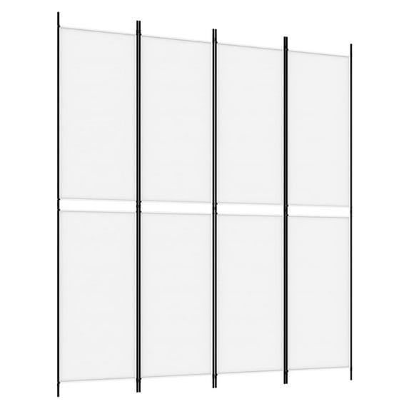 vidaXL 5-Panel Room Divider Anthracite 98.4"x70.9" Fabric