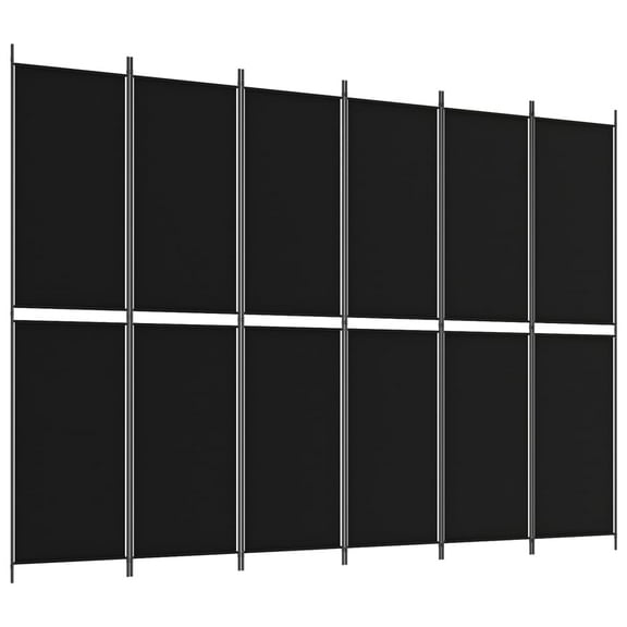 vidaXL 5-Panel Room Divider Anthracite 98.4"x70.9" Fabric