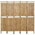 thumbnail image 1 of vidaXL 5-Panel Room Divider Bamboo 78.7"x70.9", 1 of 7