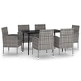 thumbnail image 1 of vidaXL 5 Piece Patio Dining Set Anthracite, 1 of 51