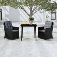 thumbnail image 1 of vidaXL 5 Piece Patio Dining Set Black, 1 of 7