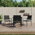 thumbnail image 1 of vidaXL 5 Piece Patio Dining Set Poly Rattan and Steel, 1 of 11