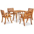 thumbnail image 1 of vidaXL 5 Piece Patio Dining Set Solid Acacia Wood, 1 of 8