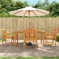 thumbnail image 1 of vidaXL 5 Piece Patio Dining Set Solid Wood Acacia, 1 of 5