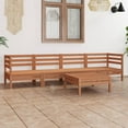 thumbnail image 1 of vidaXL 5 Piece Patio Lounge Set Honey Brown Solid Pinewood, 1 of 25