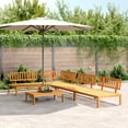 thumbnail image 1 of vidaXL 5 Piece Patio Pallet Sofa Set Solid Wood Acacia, 1 of 7