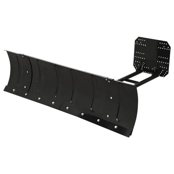 vidaXL 59" Heavy Duty Snow Plow Blade, 5 Adjustable Angles, Compatible with Most ATV Frames