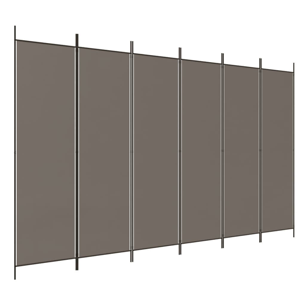 vidaXL Room Divider Folding Partition Privacy Screen for Home Office Fabric