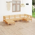 thumbnail image 1 of vidaXL 6 Piece Patio Lounge Set Solid Pinewood, 1 of 25